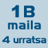 1B maila - 4 urratsa